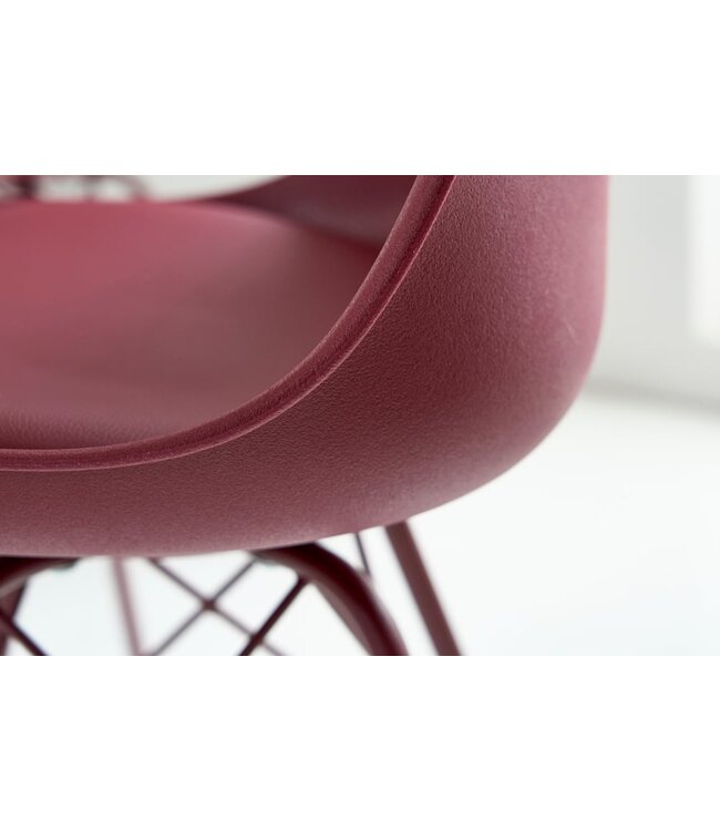 Invicta Interior Retro stoel SCANDINAVIA MEESTERSTUK rood - 42039