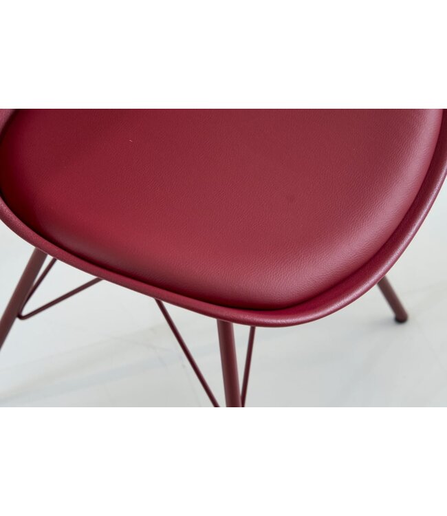 Invicta Interior Retro stoel SCANDINAVIA MEESTERSTUK rood - 42039