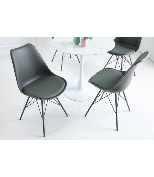 Invicta Interior Retro stoel SCANDINAVIA MEESTERSTUK grijs - 42035