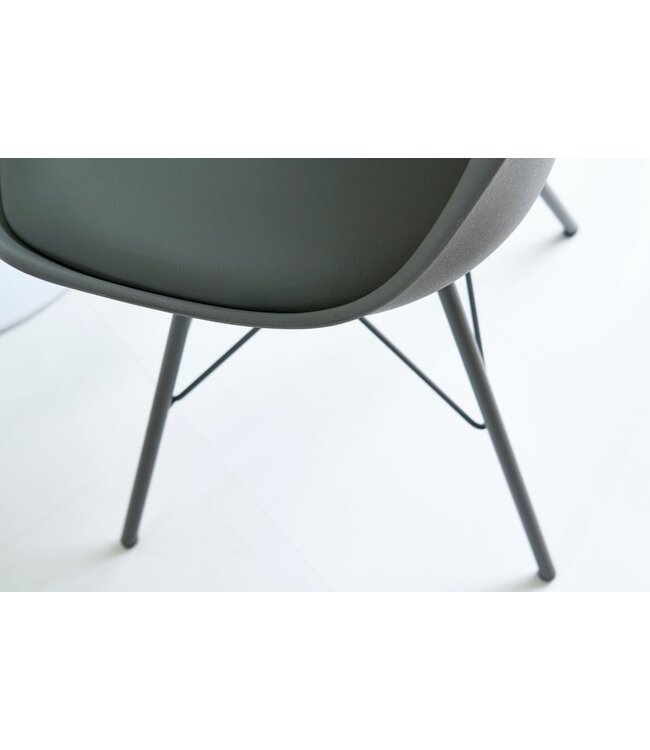Invicta Interior Retro stoel SCANDINAVIA MEESTERSTUK grijs - 42035