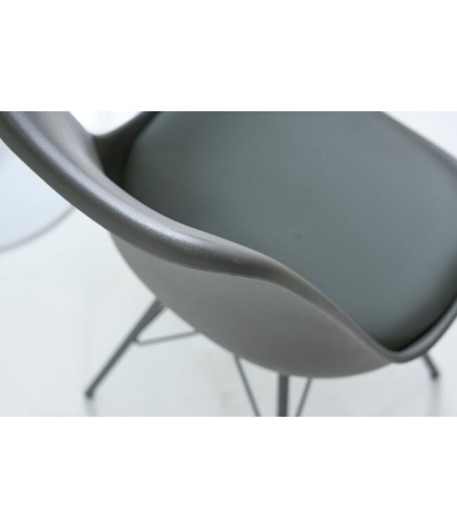 Invicta Interior Retro stoel SCANDINAVIA MEESTERSTUK grijs - 42035