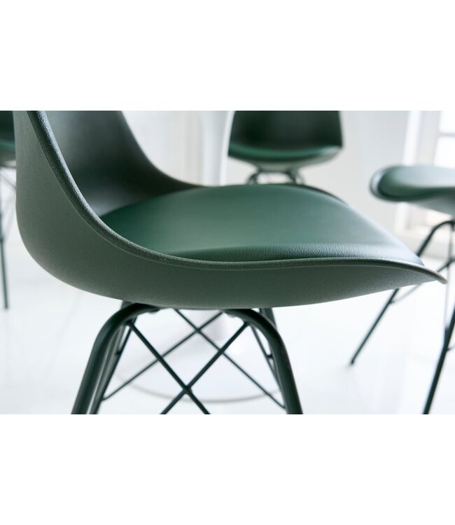 Invicta Interior Retro stoel SCANDINAVIA MEESTERSTUK donkergroen - 42037