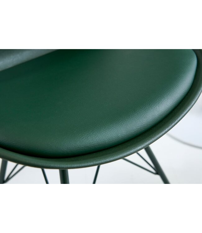 Invicta Interior Retro stoel SCANDINAVIA MEESTERSTUK donkergroen - 42037