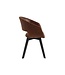 Invicta Interior Design stoel NORDIC STAR antiek bruin houten poten - 43422