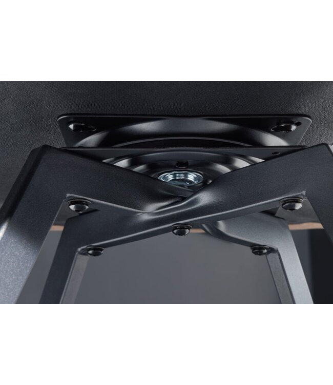 Invicta Interior Draaibare designstoel MR. LOUNGER vintage taupe microvezel armleuningen - 41662