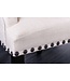 Invicta Interior Design stoel CASTLE beige zwart structuurstof armleuningen houten poten - 43216