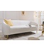 Invicta Interior Design 3-zits loungebank DIVA 205cm wit Bouclé 3-zits metalen poten goud - 42817