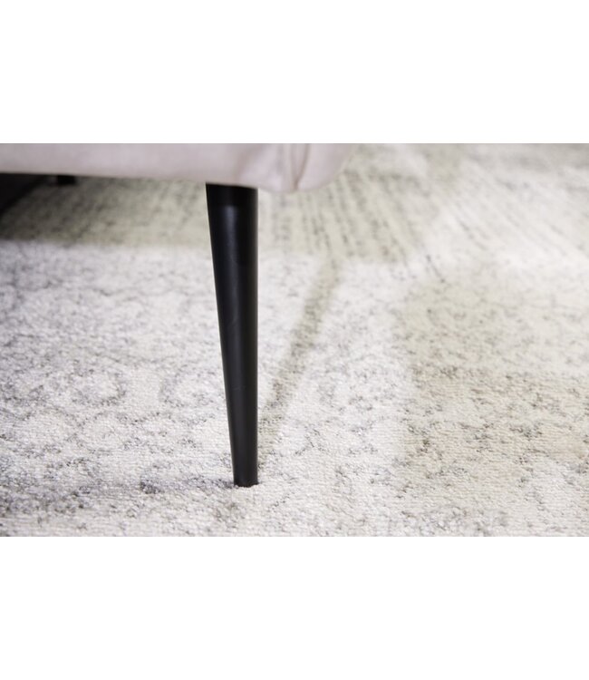 Invicta Interior Retro 3-zitsbank NOBLESSE 225cm champagne fluweel 3-zits met decoratieve quilting - 43266