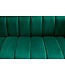 Invicta Interior Retro 2-zitsbank NOBLESSE 165cm smaragdgroen fluwelen 2-zitsbank met decoratieve quilting - 41247