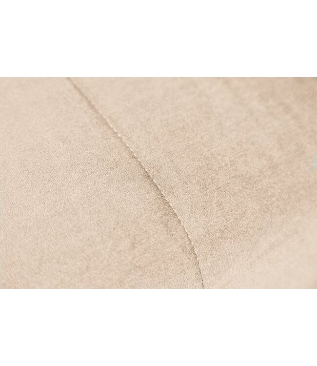 Invicta Interior Design slaapbank PETIT BEAUTE 180cm champagne fluweel 3-zits - 43522