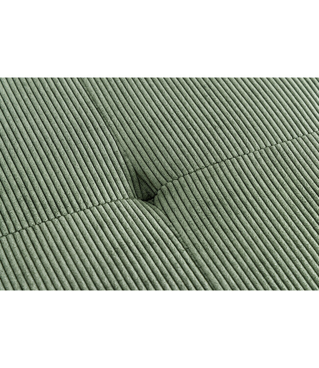 Invicta Interior Design bank BOUTIQUE 100cm groen koord zwart metalen poten - 43318