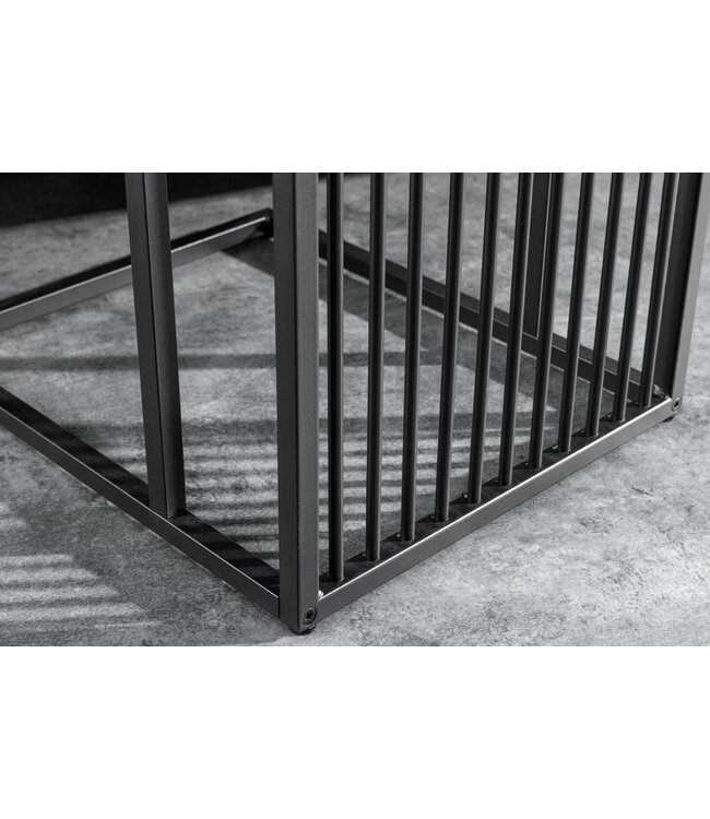 Invicta Interior Design bijzettafel ARCHITECTURE 65cm zwart marmer - 43275