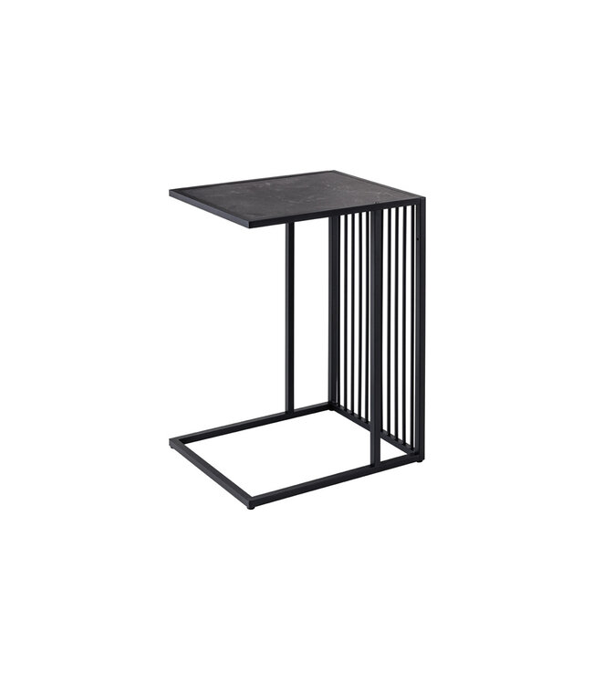 Invicta Interior Design bijzettafel ARCHITECTURE 65cm zwart marmer - 43275