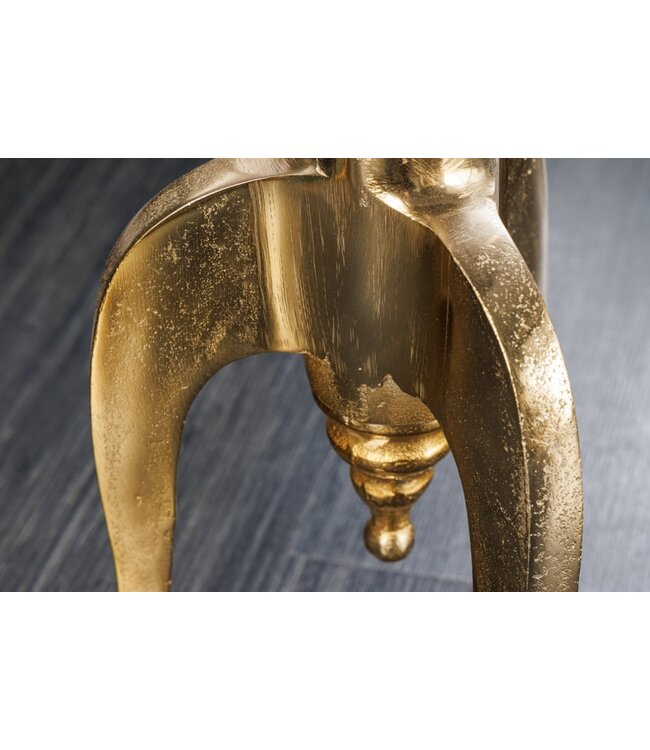 Invicta Interior Barok bijzettafel SAVOY 55cm goud metalen driepoot rond vintage - 42267