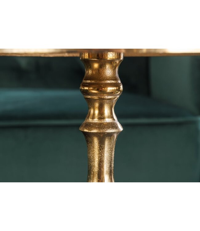 Invicta Interior Barok bijzettafel SAVOY 55cm goud metalen driepoot rond vintage - 42267