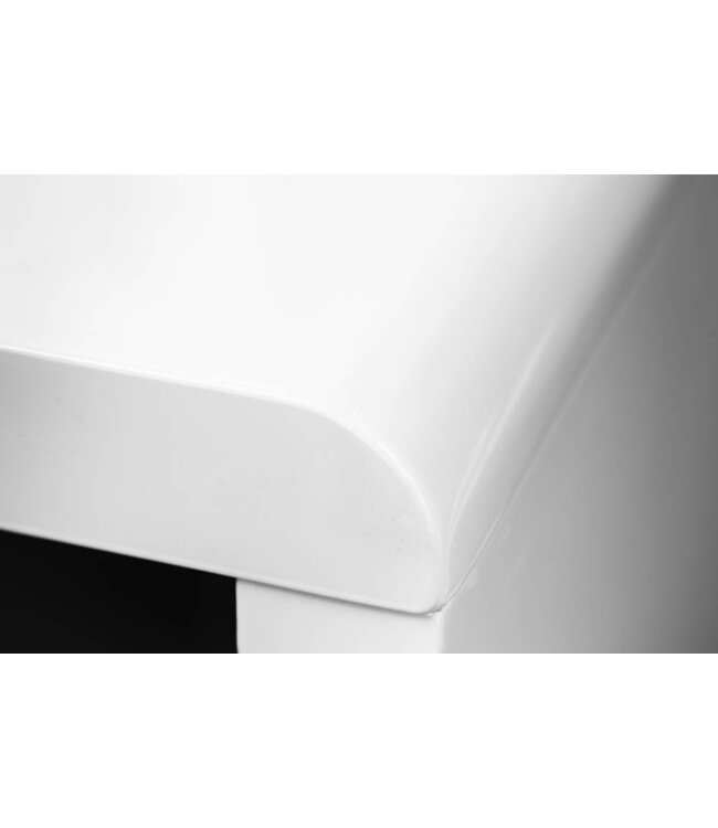 Invicta Interior Design bureau FAST TRADE 120cm witte hoogglans bureautafel - 15806