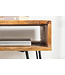 Invicta Interior Massief bureau SCORPION 100 cm natuurlijke mangohouten haarspeldpoten - 38945