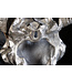 Invicta Interior Design schedel MATADOR 70cm zilver aluminium wanddecoratie - 19009