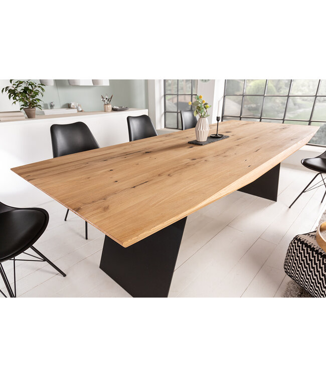 Invicta Interior Design eettafel GRAND OAK 200cm naturel massief eikenhout - 43390