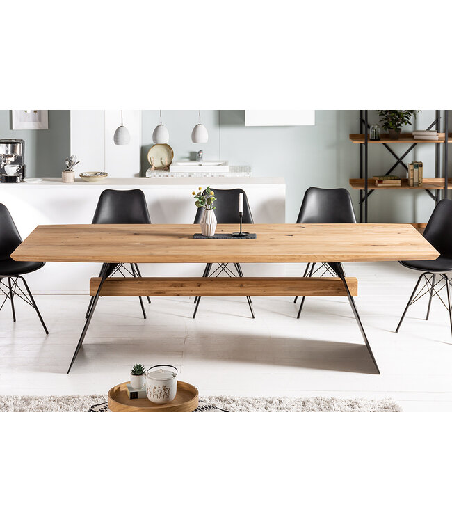 Invicta Interior Design eettafel GRAND OAK 200cm naturel massief eikenhout - 43390