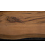 Invicta Interior Massief houten eettafel MAMMUT 140 cm wilde acaciaboom rand industrieel design 2,6 cm tafelblad - 43426