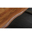 Invicta Interior Massief houten eettafel MAMMUT NATURE 160cm acacia roestvrijstalen boomrand 3,5cm tafelblad - 39391