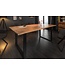 Invicta Interior Massief houten eettafel MAMMUT 180 cm wilde acaciaboom rand industrieel design 2,6 cm tafelblad - 43469