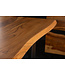 Invicta Interior Massief houten eettafel MAMMUT 180 cm wilde acaciaboom rand industrieel design 2,6 cm tafelblad - 43469