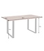 Invicta Interior Massief houten eettafel MAMMUT 180 cm wilde acaciaboom rand industrieel design 2,6 cm tafelblad - 43469