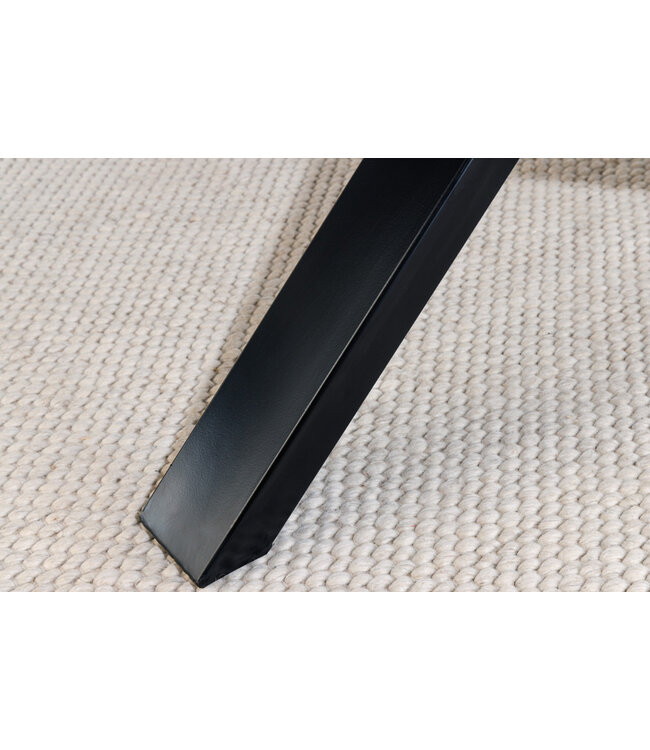 Invicta Interior Massief houten eettafel MAMMUT 160cm acaciaboomrand X-frame industrieel design 2,6 cm blad - 43480