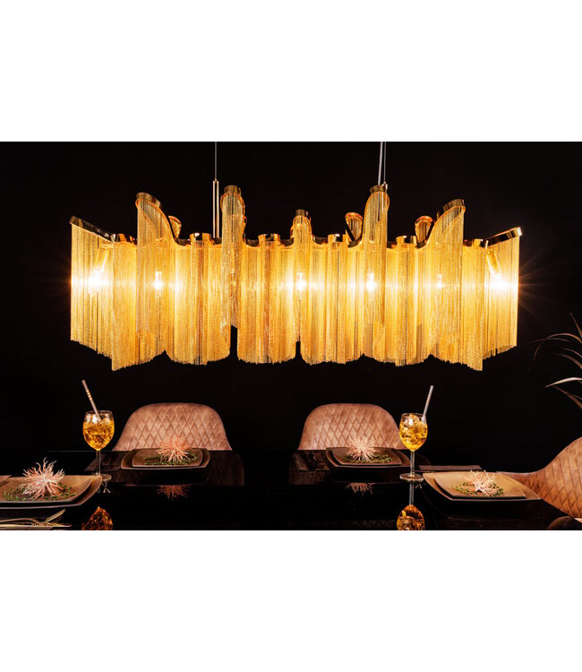 Invicta Interior Extravagante hanglamp ROYAL 120cm gouden hanglamp - 42003