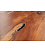Invicta Interior Massieve bijzettafel ROOT 40cm teakhouten kruk gemaakt van wortelhout - 37139