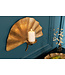 Invicta Interior Decoratieve kandelaar GINKGO 44cm goud handgemaakt metalen theelichtje voor aan de muur - 41781