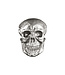 Invicta Interior Exclusief wandsculptuur SKULL XXL 40cm zilveren decoratieve schedel - 38383