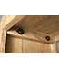 Invicta Interior Stevige plank IRON CRAFT 176cm mangohouten boekenkast vier vakken industrieel design - 42375