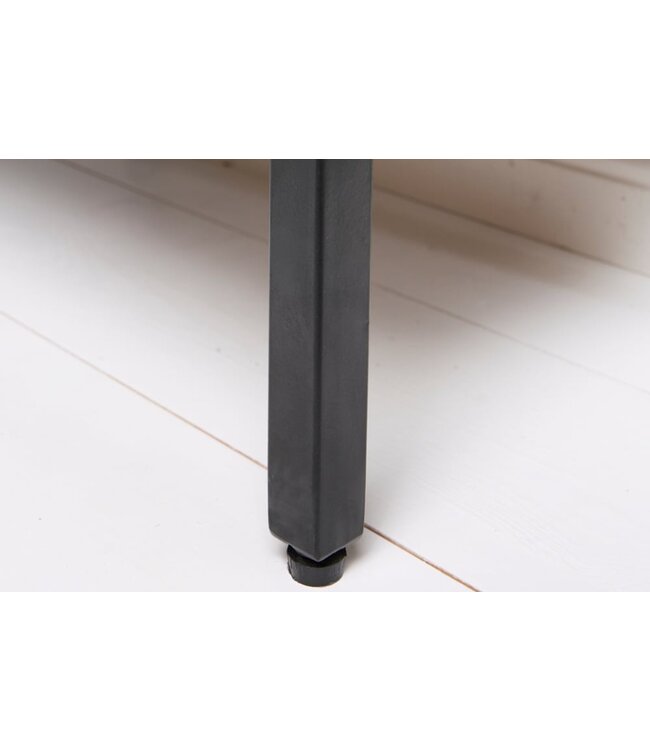 Invicta Interior Stevige plank IRON CRAFT 176cm mangohouten boekenkast vier vakken industrieel design - 42375