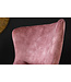 Invicta Interior Design schommelstoel SCANDINAVIA SWING oud roze goud metalen fluwelen fauteuil - 43144