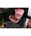 Invicta Interior Design schommelstoel SCANDINAVIA SWING oud roze goud metalen fluwelen fauteuil - 43144