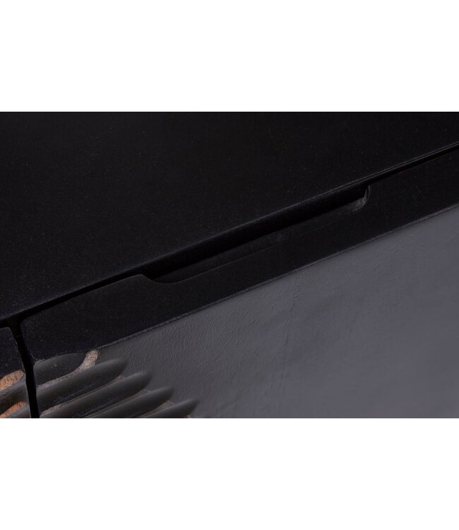 Invicta Interior Handgemaakt dressoir GOLDEN SUNSET 180cm zwart goud mangohout - 41742