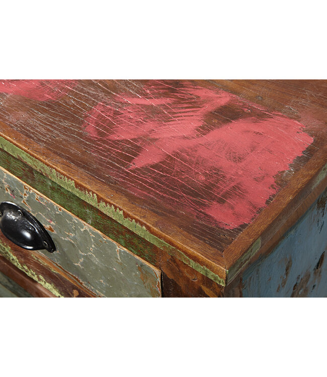 Invicta Interior Uniek dressoir JAKARTA 125cm gerecycled massief hout van vissersboten - 19906