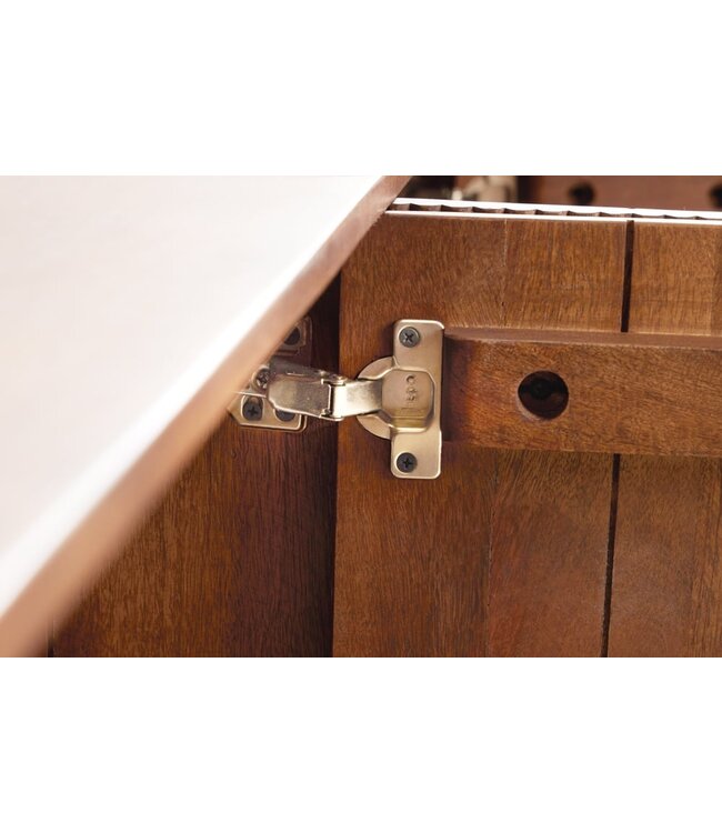 Invicta Interior Design Dressoir GATSBY 160cm bruin matgoud Mangoholz Retro - 43333