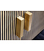 Invicta Interior Design dressoir VENEZIANO 160cm messing groen marmeren blad mangohout retro - 43350
