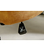 Invicta Interior In hoogte verstelbare bureaustoel PARIS mosterdgeel fluweel zwarte armleuningen draaistoel - 43684