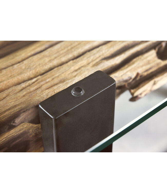 Invicta Interior Design consoletafel BARRACUDA 150cm gerecycled teakglas Industrieel - 43343