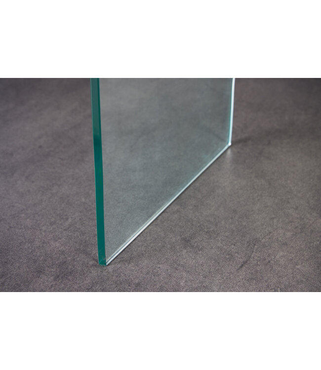 Invicta Interior Design consoletafel FANTOME 100cm transparant glas met plank - 43437