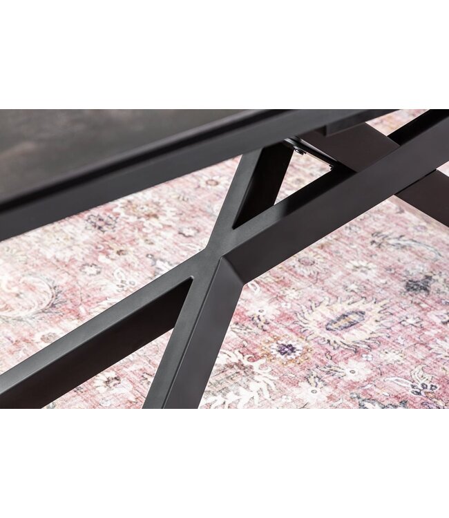 Invicta Interior Uitschuifbare eettafel EUPHORIA 180-220-260cm antraciet lavakeramiek gemaakt in Italie - 40170