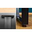 Invicta Interior Moderne eettafel LOFT 160cm eiken design zwart metalen poten sledeonderstel Industrieel - 38955