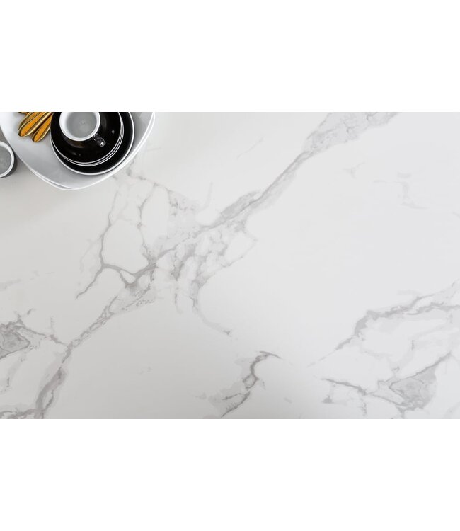 Invicta Interior Design eettafel SYMBIOSE 200cm marmer wit keramiek gemaakt in Italie - 41088