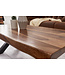 Invicta Interior Design Salontafel AMAZONAS 110cm bruin Sheesham Massivholz Baumkante - 6540196
