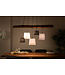 Invicta Interior Design hanglamp LEVELS 115cm drijfhout zwartgrijs met 5 lampjes - 40693